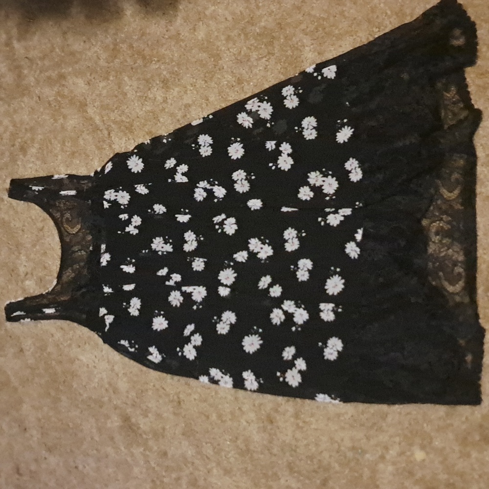 Brand is Abercrombie, size XS 8, black and white